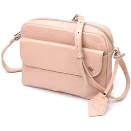 Кожаная женская сумка Grande Pelle 23х17х7 см sum0023603