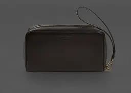 Кожаный клатч-купюрник 4.0 темно-коричневый краст