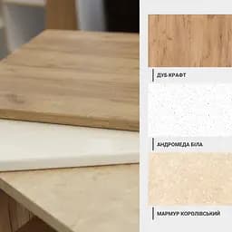 Кухня кутова Ніко 170 х 280 см Idea Сонома зі стільницею 28 мм лак - мініатюра 8