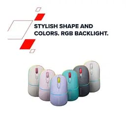 Мишка Canyon MW-22 Dual Band RGB Wireless Mountain Lavender (CNS-CMSW22ML) - мініатюра 11