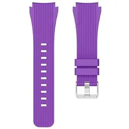 Силиконовый ремешок Watchbands Galaxy для Samsung Gear S3 Samsung Galaxy Watch 46mm - фиолетовый (WB001GALAXYVIOLET20)