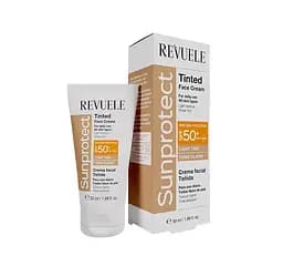 Тонирующий крем для лица Светлый тон из SPF50 Sunprotect Revuele 50 мл