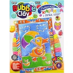 Набір креативної творчості Danko Toys Bubble Clay BBC-02-01U…-06U вітражна картина Качка