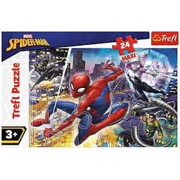 Дитячі пазли Trefl Maxi Marvel Відважна Людина-павук 14289 24 елементи - мініатюра 2