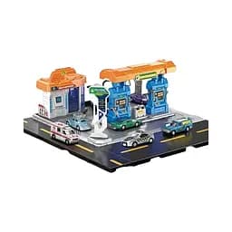 Игровой гараж SK 6605 с подсветкой и звуковыми эффектами, с машинками