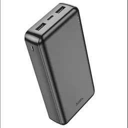 Зовнішній акумулятор Power bank HOCO J100A 20000 mAh Повербанк для телефона / Павербанк Чорний