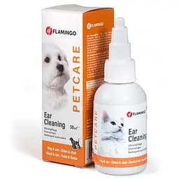Flamingo petcare ear cleaner капли для чистки ушей собак и котов 0.05