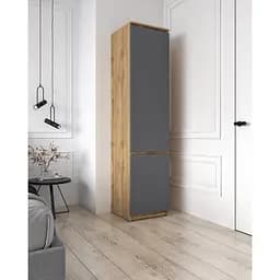 Пенал со штангой Moreli T-218 500x2117x498 мм Дуб аппалачи/Антрацитовый (mo-t218-apalach-antracit)