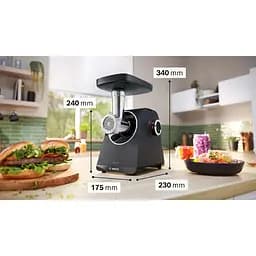 М'ясорубка Bosch MultiPower Серія 4 MFWS440B - мініатюра 2