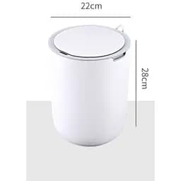 Відро для сміття JAH Waterproof сенсорне 8 л біле (JAH6011 White) - мініатюра 2
