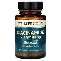 Ниацинамид витамин B3 Niacinamide Vitamin B3 Dr. Mercola 50 мг 270 таблеток