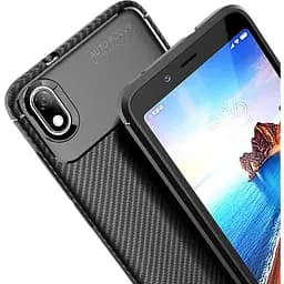 Чохол-накладка Toto TPU Carbon Fiber 1.5 mm Case Xiaomi Redmi 7A Black - мініатюра 7