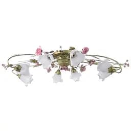 Люстра стельова Brille флористика E14 60W GR (BKL-501S/8)