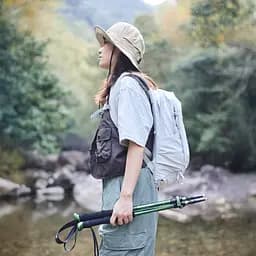 Трекінгова палиця телескопічна Naturehike (CNK2550DS010) 120см - алюміній - зелена - мініатюра 11