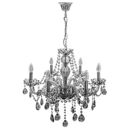 Люстра свічка Brille підвісна кришталева для хола E14 40W BK (BCL-688S/6)