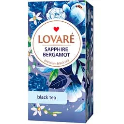 Чай черный Lovare Sapphire Bergamot 48 г (24 шт. х 2 г)