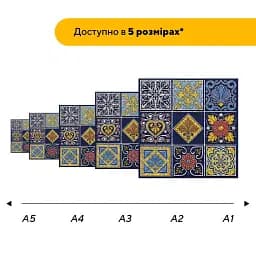 Дерев'яний фігурний пазл Плитка Загадкова, А5, Картонна коробка 35 елементів - мініатюра 2