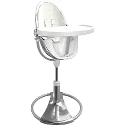 Стульчик для кормления Bloom Fresco Silver/Coconut white (E10535-S\U10543-CW)