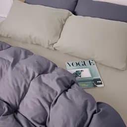 Наволочка MirSon Фланель Cappuchino-Ash Grey 50х70 см (2200009658556) - мініатюра 4