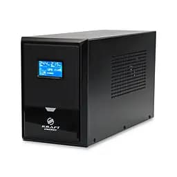 Джерело безперебійного живлення Kraft KRF-B2000VA/1200W(LCD)24V UPS під зовнішній акумулятор (42-00046) - мініатюра 2