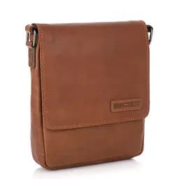 Кожаная мужская сумка через плечо Hill&Burry 22х26.5х7 см sum0025920