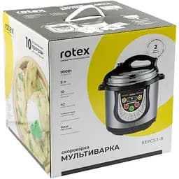 Мультиварка-скороварка Rotex REPC53-B [89421] - мініатюра 8