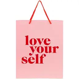 Набір подарункових пакетів Axent Love yourself паперові 26х32 см 5 шт. (8502-29-A) - мініатюра 2