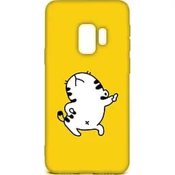 Чохол-накладка Toto Cartoon Soft Silicone TPU Case Samsung Galaxy S9 Cat Yellow