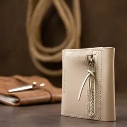 Жіноче шкіряне портмоне Grande Pelle 10х10х1.5 см acs0018775 - мініатюра 7