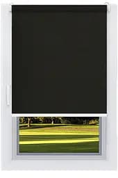 Тканинний ролет Блекаут Чорний (Німеччина) 170*300