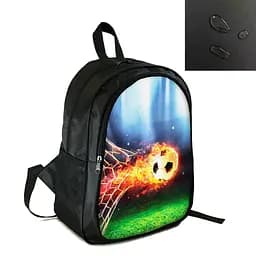 Рюкзак спортивний, шкільний, міський 38×28см з принтом Футбол дитячий, підлітковий для хлопчика футболіста (4277)