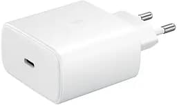 Зарядний пристрій - блок Travel adapter OEM (EP-TA845) USB-C 45W PD білий - мініатюра 4