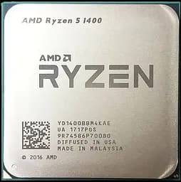 Процесор AMD Ryzen 5 1400 Socket AM4 (YD1400BBM4KAE) Б/В