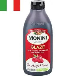 Соус Monini Glaze смак малини з бальзамічним оцтом 250 г