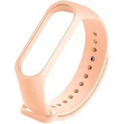Ремешок Silicone Mi Band 5/6 Розовый Peach (3)