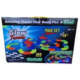 Трек игрушечный RD-6004 Magic Tracks 360 деталей светится