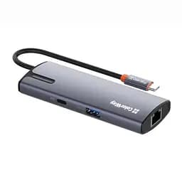 Порт-реплікатор ColorWay Docking Station USB-C 6 в 1 Type C PD 100W/USB3.0х3/USB2.0/RJ45 (CW-HUB03)