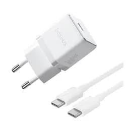 Сетевой адаптер Baseus Palm Fast Charger 1C 30 W + Cable Type-C to Type-C P10111605213-01 Белый