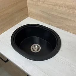 Кухонна мийка Adamant Circum 500x425x180 чорний металік 630223, Чорний - мініатюра 3