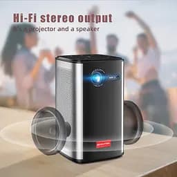 Проектор BYINTEK P70 портативний міні 3D акумулятор 8000 mAh WiFi Android 9 FullHD 1080 4K - мініатюра 6