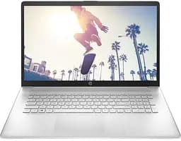 Ноутбук HP 17-cp3002ru 17.3' FHD IPS AG, AMD R7-7730U, 16GB, F512GB, UMA, DOS, серебристый (826W9EA)