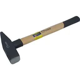 Молоток слюсарний Сталь квадратний бойок та дерев'яна ручка 500 г (40112)