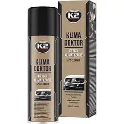Очисник кондиціонера пінний K2 Klima Doctor 500 мл аерозоль зі шлангом (W1001)