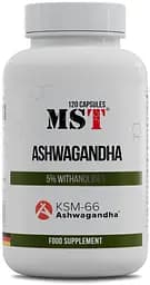 Натуральна добавка MST Ashwagandha KSM-66, 120 капсул