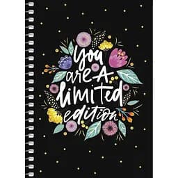 Блокнот для записів Student, А6, в клітинку, спіраль, 80 л., Limited edition (A6-SC-080-6087K)