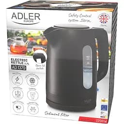 Електрочайник Adler AD 1379 Black [152859] - мініатюра 7