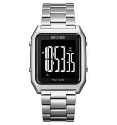Мужские наручные часы Skmei 1879 (Серебристые)