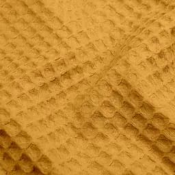 Плед-покривало Cosas Greek Waffle Curcuma вафельне 75х95 см (Blanket_23Curcuma_GreekWaffle_75x95) - мініатюра 4
