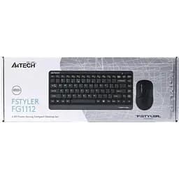 Клавіатура і миша A4Tech Fstyler FG1112 Black [71308] - мініатюра 5