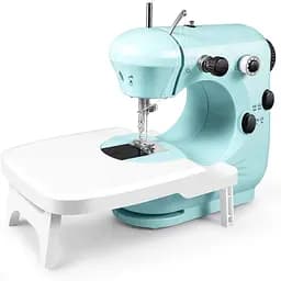 Портативная швейная машина YurDoca с удлинителем и подсветкой, модернизированная, двухнитные переключатели двойной скорости